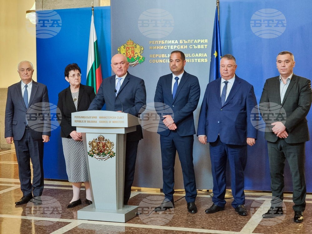 Министерски съвет - Димитър Главчев - брифинг