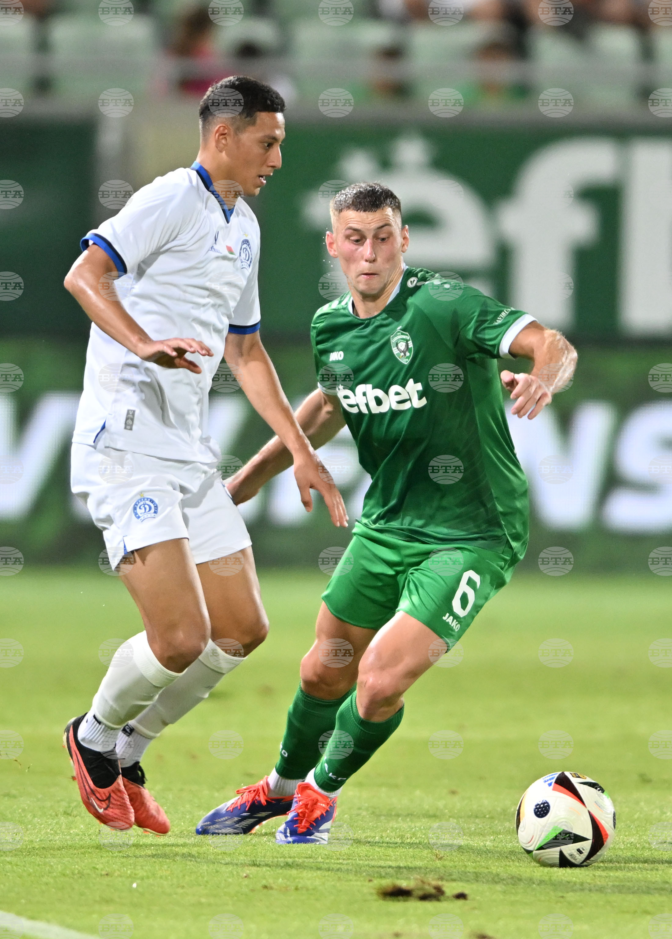 Разград - футбол - Лудогорец - Динамо (Минск)