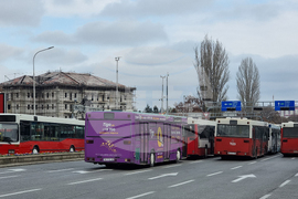 Република Северна Македония - градския транспорт - протест