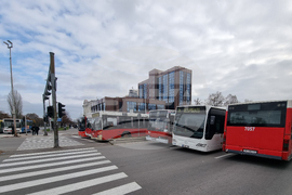Република Северна Македония - градския транспорт - протест