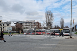 Република Северна Македония - градския транспорт - протест