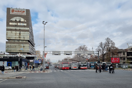 Република Северна Македония - градския транспорт - протест