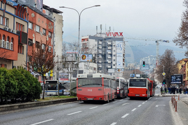Република Северна Македония - градския транспорт - протест