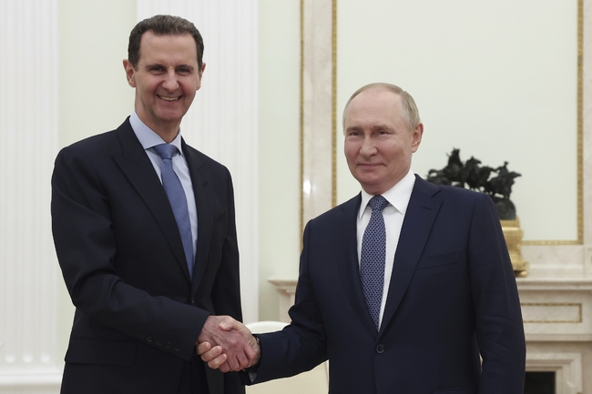 Руският президент прие Башар Асад в Кремъл на фона на нарастващо напрежение в Близкия изток