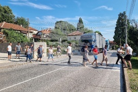 Село Бързия - протест