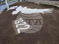 Емблемата на футболен клуб „Пирин“ изгря на кръстовището при бул. „Димитър Солунски“ и ул. „Александър Стамболийски“