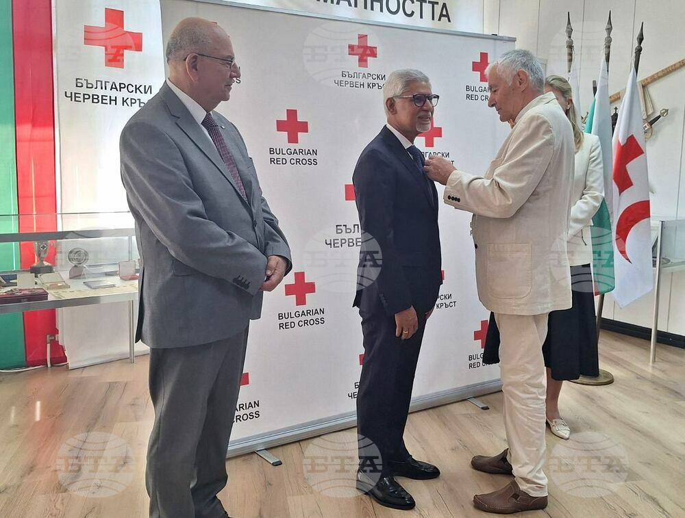 IFRC Secretary General Jagan Chapagain Receives Highest Award of Bulgarian Red Cross