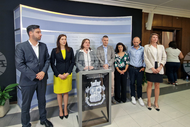 Столична община - ПП -ДБ-СС - брифинг