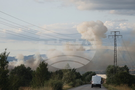 Елин Пелин - пожар - склад за фойерверки