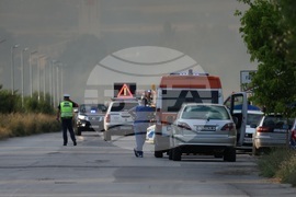 Елин Пелин - пожар - склад за фойерверки