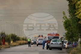 Елин Пелин - пожар - склад за фойерверки