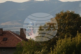 Елин Пелин - пожар - склад за фойерверки