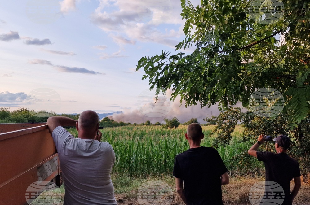 Елин Пелин - пожар - склад за фойерверки