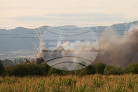 Елин Пелин - пожар - склад за фойерверки