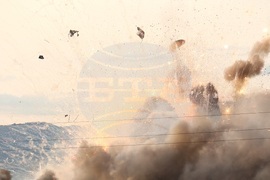 Елин Пелин - пожар - склад за фойерверки