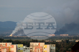 Елин Пелин - пожар - склад за фойерверки