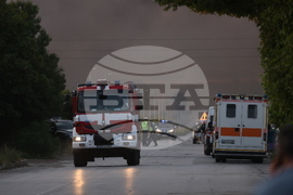 Елин Пелин - пожар - склад за фойерверки
