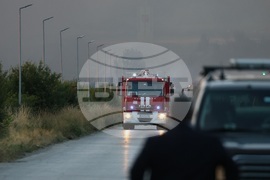 Елин Пелин - пожар - склад за фойерверки