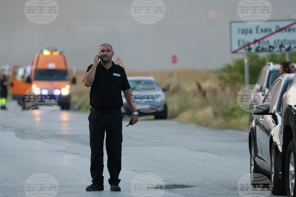 Елин Пелин - пожар - склад за фойерверки