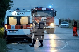 Елин Пелин - пожар - склад за фойерверки