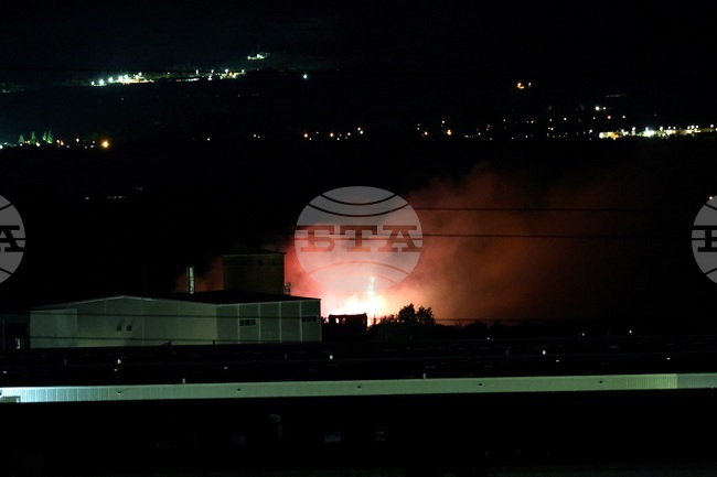 Елин Пелин - склад за фойерверки - пожар