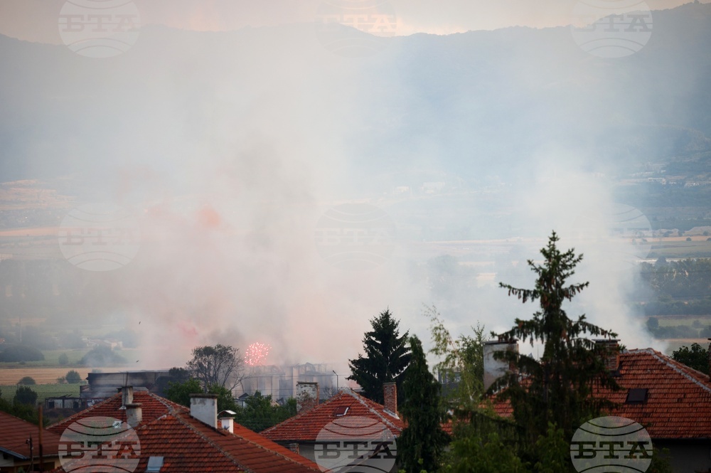 Елин Пелин - склад за фойерверки - пожар