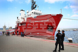 Варна - научноизследователския кораб „Св. св. Кирил и Методий“  - церемония