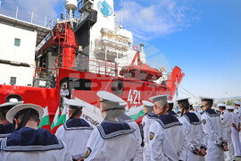 Варна - научноизследователския кораб „Св. св. Кирил и Методий“  - церемония