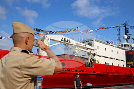 Варна - научноизследователския кораб „Св. св. Кирил и Методий“  - церемония