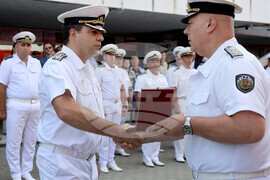 Варна - научноизследователския кораб „Св. св. Кирил и Методий“  - церемония