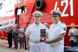 Варна - научноизследователския кораб „Св. св. Кирил и Методий“  - церемония