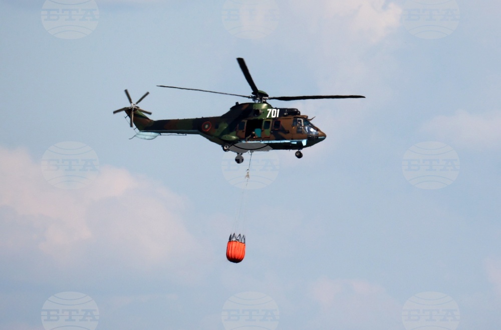 Елин Пелин - склад за фойерверки - пожар - хеликоптер