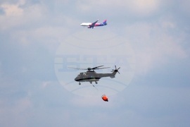 Елин Пелин - склад за фойерверки - пожар - хеликоптер