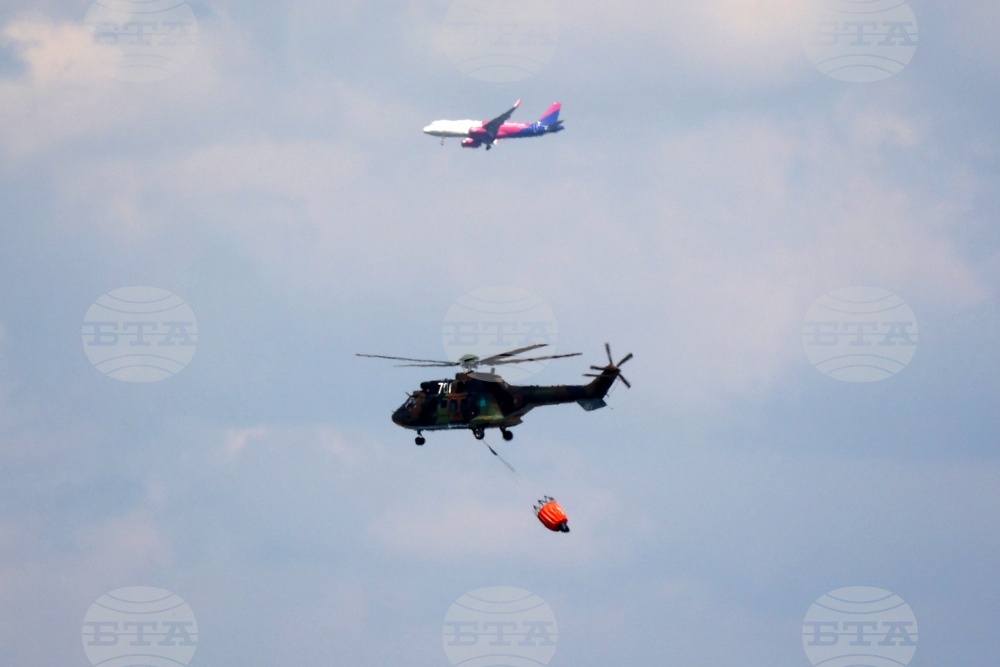 Елин Пелин - склад за фойерверки - пожар - хеликоптер