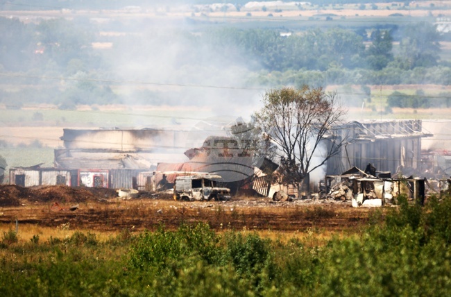 Елин Пелин - склад за фойерверки - взрив