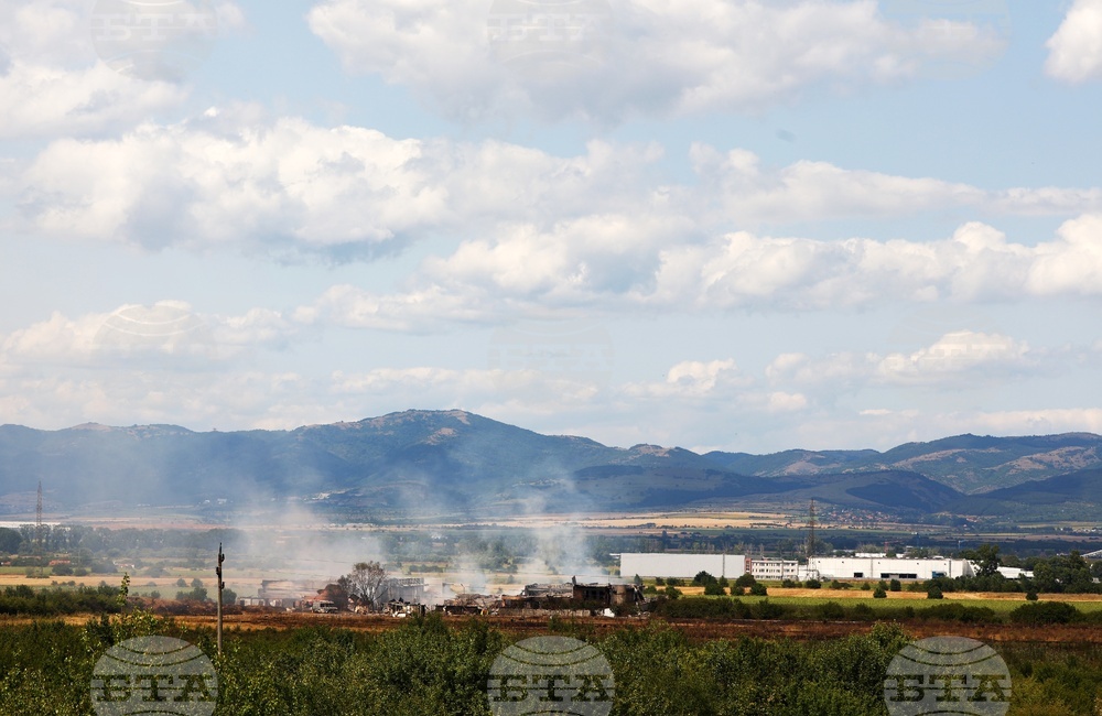 Елин Пелин - склад за фойерверки - взрив