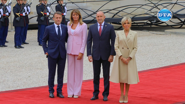 Президентът Румен Радев присъства на прием в Елисейския дворец преди откриването на Олимпийските игри