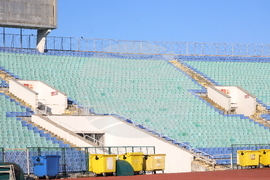 Футбол - ЦСКА - Хебър - празни трибуни