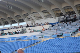 Футбол - ЦСКА - Хебър - празни трибуни