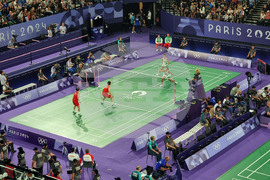 Франция - XXXIII Летни олимпийски игри - бадминтон - Стефани Стоева - Габриела Стоева