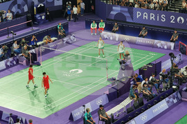 Франция - XXXIII Летни олимпийски игри - бадминтон - Стефани Стоева - Габриела Стоева