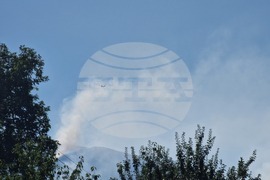 Петрич - българо-гръцка граница - пожар