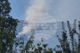 Петрич - българо-гръцка граница - пожар