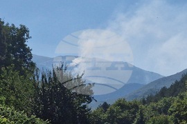 Петрич - българо-гръцка граница - пожар