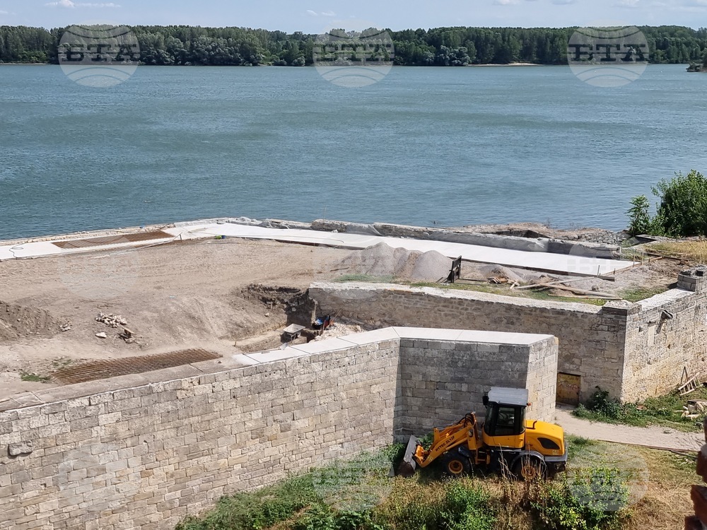 Видин - крепостни стени - реставрация