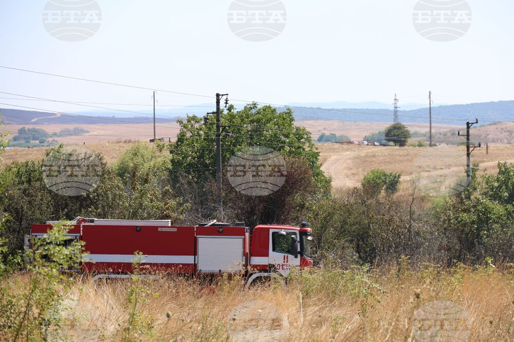 Бургас - квартал „Меден Рудник" - пожар