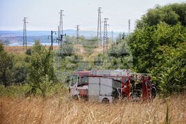 Бургас - квартал „Меден Рудник" - пожар