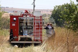 Бургас - квартал „Меден Рудник" - пожар