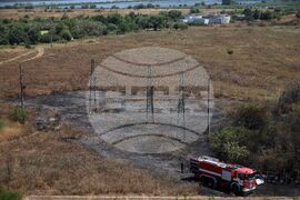 Бургас - квартал „Меден Рудник" - пожар