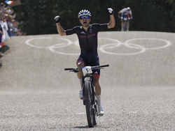 APTOPIX Paris Olympics Mountain Bike Cycling